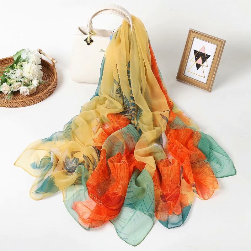 Yourou Yarn Silk Scarf Kvinne Korean Version All-match