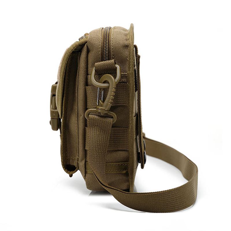 Army Style Nylon Taktisk Menn Skulderveske Messenger Veske For Sport Reise Fotturer