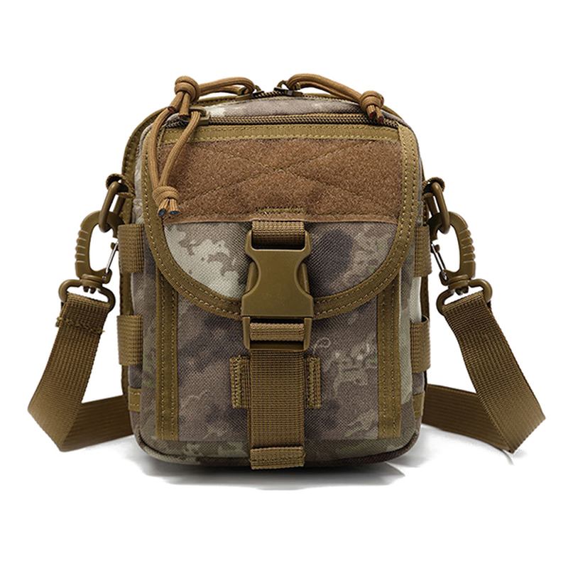 Army Style Nylon Taktisk Menn Skulderveske Messenger Veske For Sport Reise Fotturer