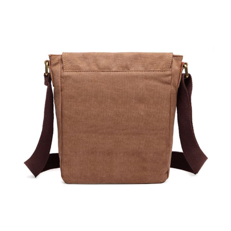 Canvas Leisure Skulderveske Messenger Veske For Menn