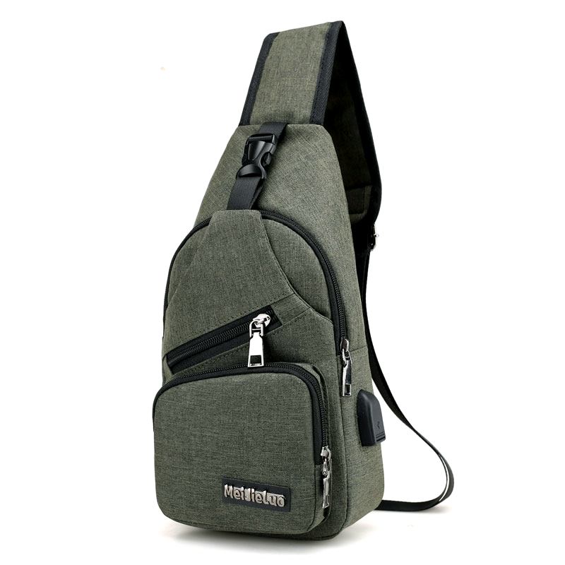 Fritids Outdoor Travel Sling Veske Brystveske