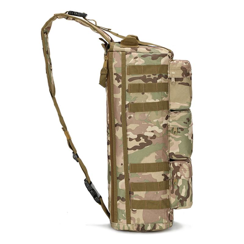 Herre Nylon Tactical Outdoor Sport Cs Crossbody Veske Hiking Chest Bag