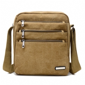 Menn Canvas Outdoor Leisure Crossbody-vesker