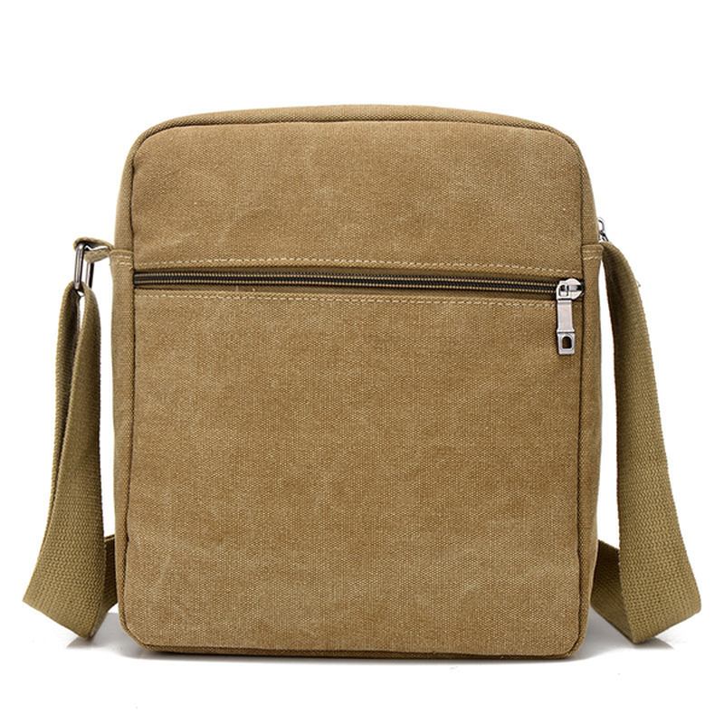 Menn Canvas Outdoor Leisure Crossbody-vesker