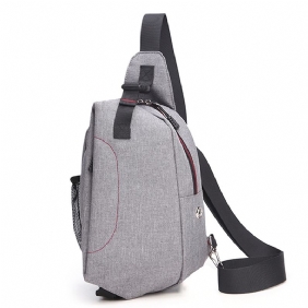 Menn Canvas Outdoor Sport Multifunksjonell Crossbody Bag