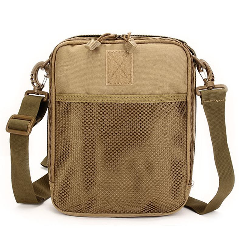 Menn Dame Nylon Sport Outdoor Tactical Army Ipad Skulder Crossbody Bag