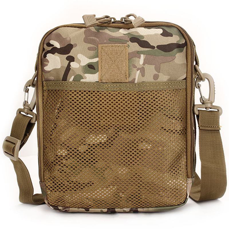 Menn Dame Nylon Sport Outdoor Tactical Army Ipad Skulder Crossbody Bag