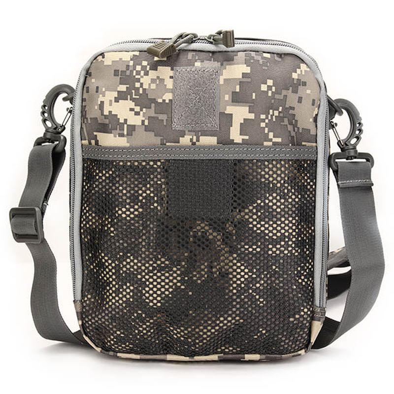 Menn Dame Nylon Sport Outdoor Tactical Army Ipad Skulder Crossbody Bag