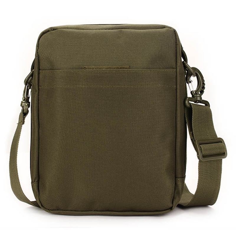 Menn Dame Nylon Sport Outdoor Tactical Army Ipad Skulder Crossbody Bag