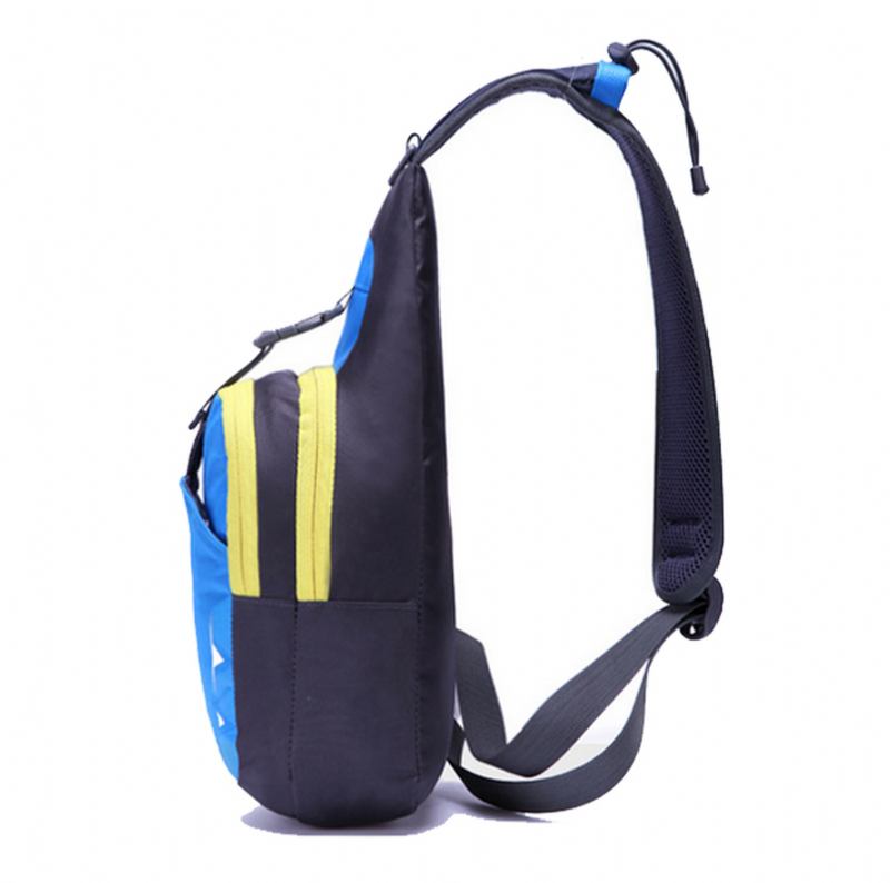 Menn Kvinner Nylon Vanntett Crossbody Veske Utendørs Sport Fritids Brystveske