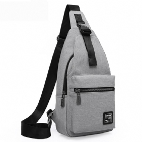 Menn Mote Chest Pack Stor Kapasitet Swagger Veske Crossbody Reiseveske