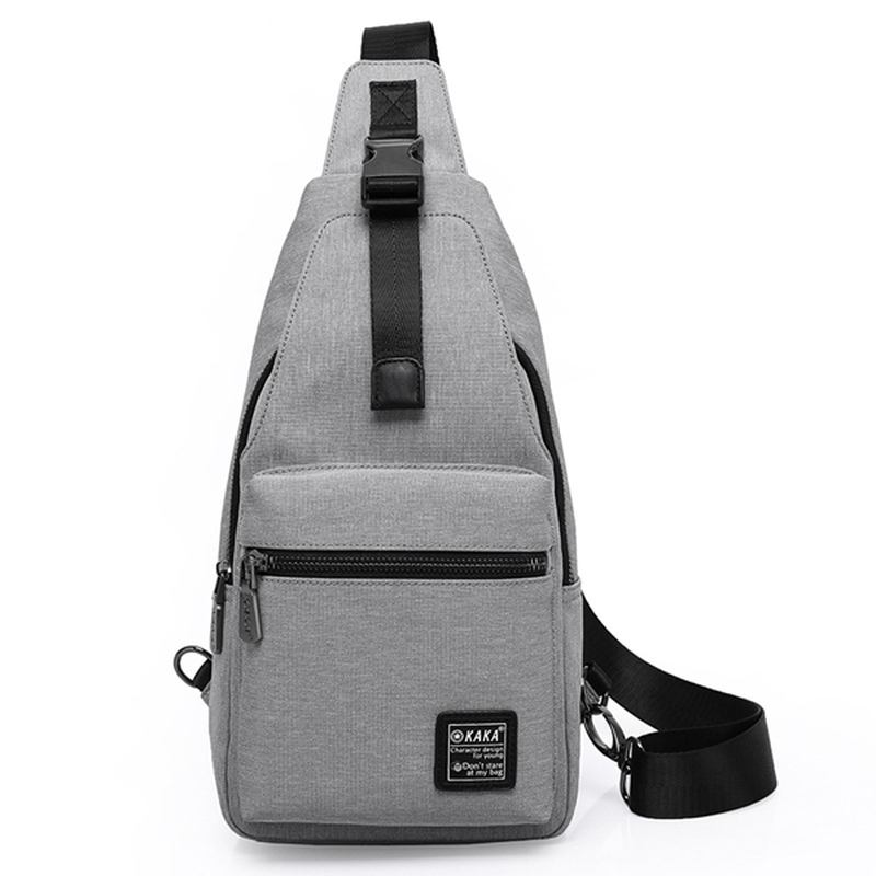 Menn Mote Chest Pack Stor Kapasitet Swagger Veske Crossbody Reiseveske