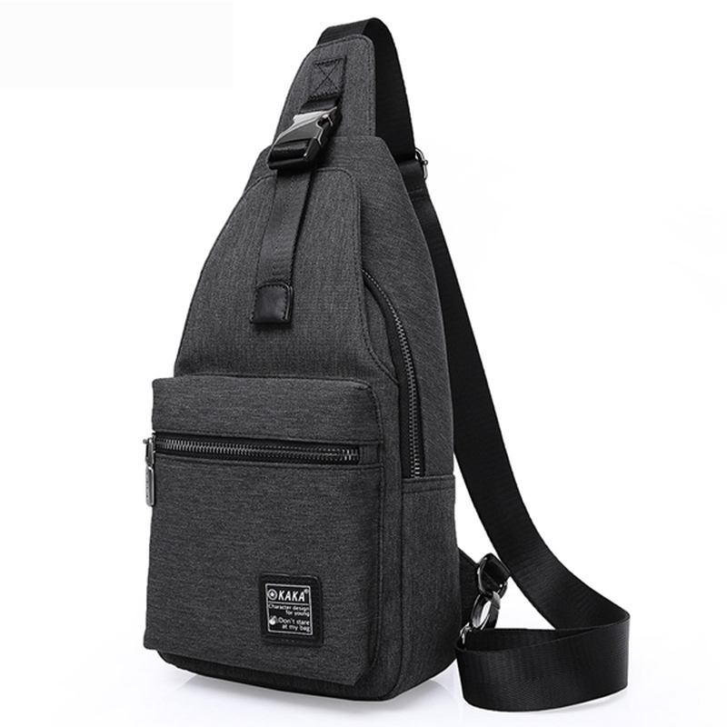 Menn Mote Chest Pack Stor Kapasitet Swagger Veske Crossbody Reiseveske