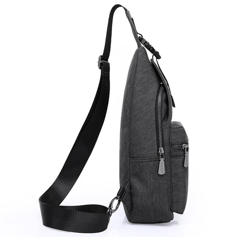 Menn Mote Chest Pack Stor Kapasitet Swagger Veske Crossbody Reiseveske