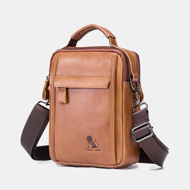 Menn Mote Crossbody Multifunksjonell Skulderveske Håndveske