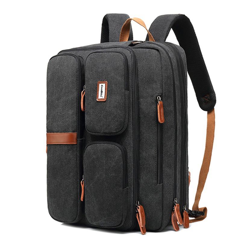 Menn Multifunksjonell Bærbar Ryggsekk Crossbody Bag