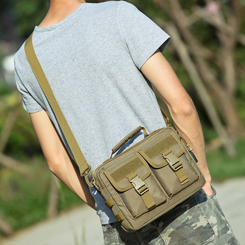 Menn Ny Canvas Tactical Camo Fritids Crossbody Bag