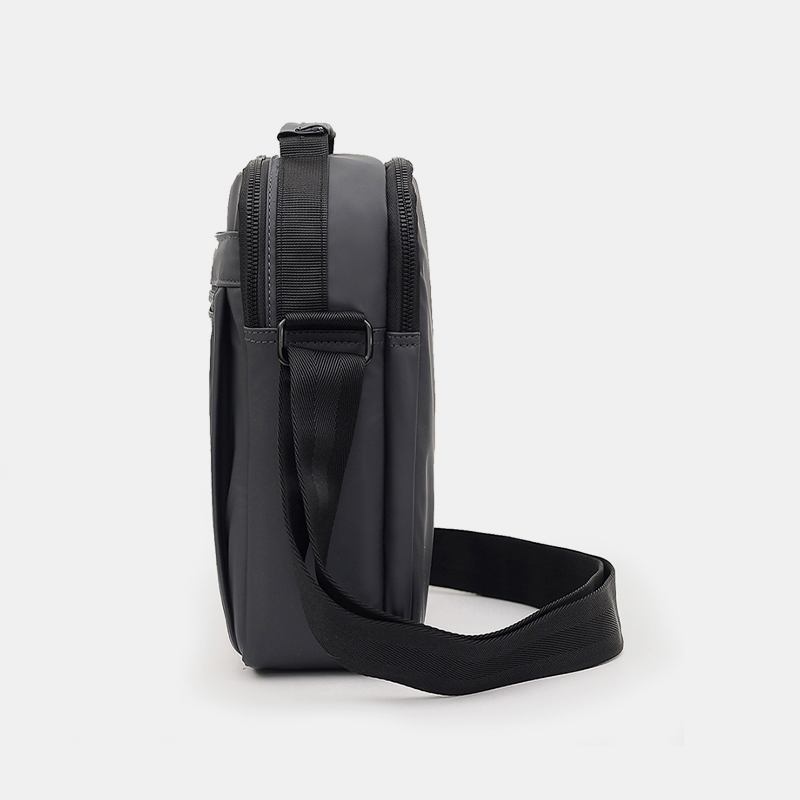 Menn Nylon Lett Vekt Uformell Utendørs Reiser Multi-carry Skulderveske Crossbody Bag