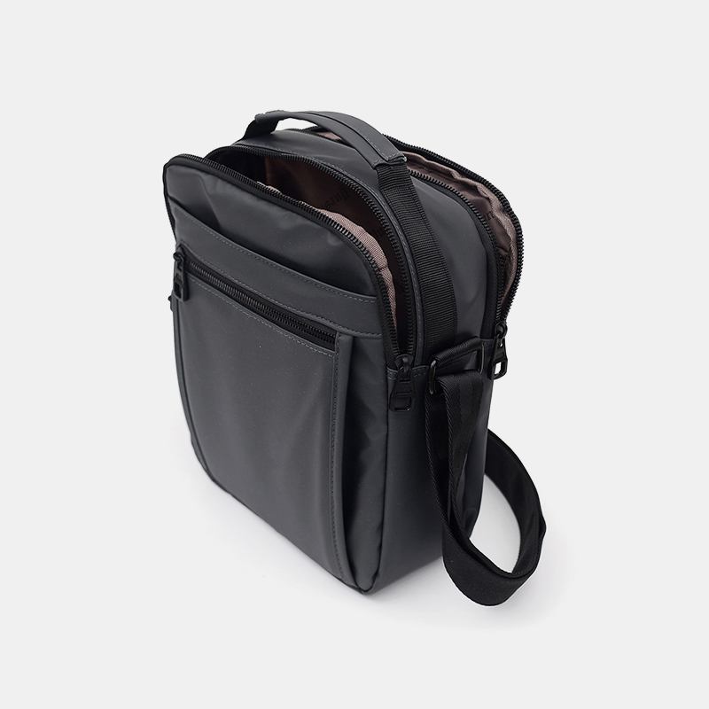 Menn Nylon Lett Vekt Uformell Utendørs Reiser Multi-carry Skulderveske Crossbody Bag