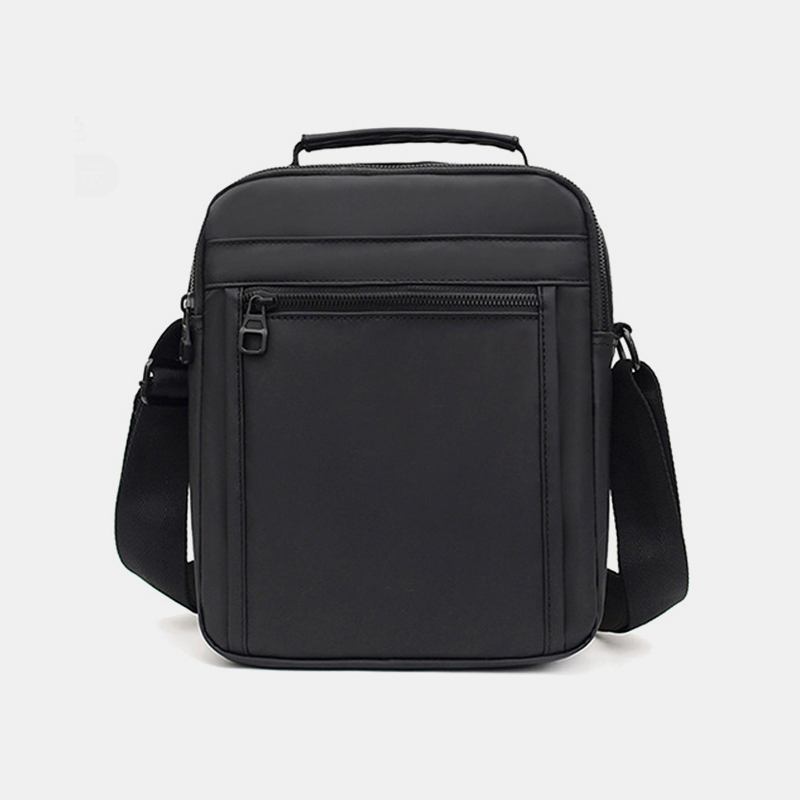 Menn Nylon Lett Vekt Uformell Utendørs Reiser Multi-carry Skulderveske Crossbody Bag