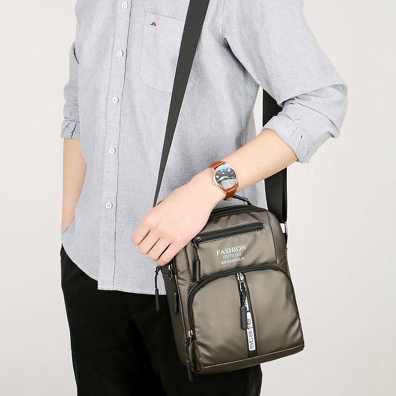 Menn Oxford Business Skuldervesker Multi-pocket Chest Bag