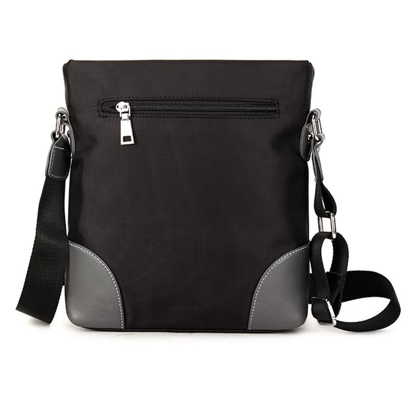 Menn Oxford Leisure Crossbody Veske Business Skulderveske Nøkkelring