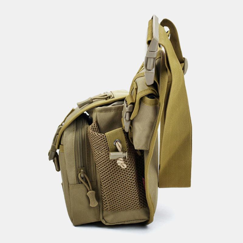 Menn Oxford Outdoor Riding Sport Camo Vanntett Crossbody Veske Med Stor Kapasitet Midjeveske Sadelveske