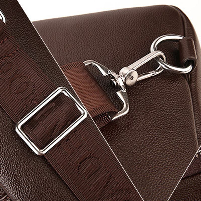 Menn Skulder Messenger Brystveske Ny Fritids Veske Tide Leather Anti-theft Sports Outdoor