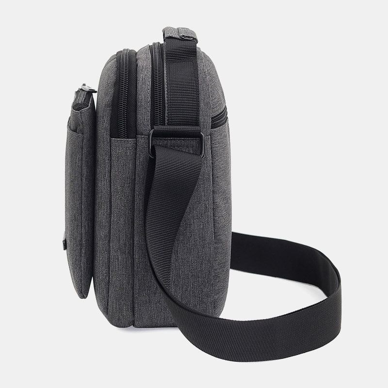 Menn Vanntett Fritids Nylon Crossbody Veske Skulderveske For Utendørs Kontor