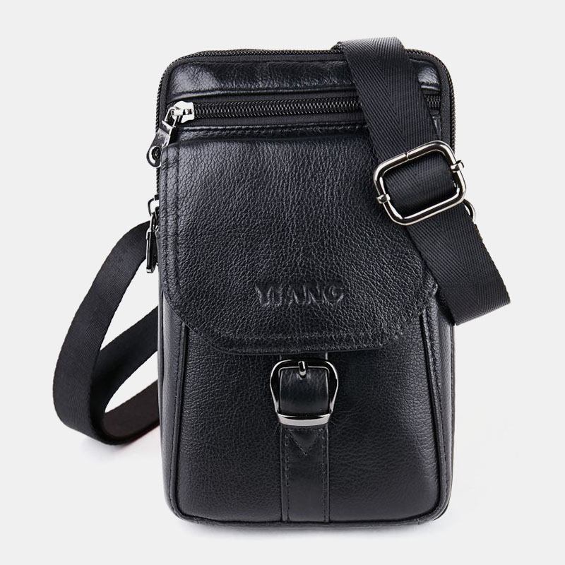 Menn Vintage Skulderveske Crossbody Veske Midjeveske Telefonveske