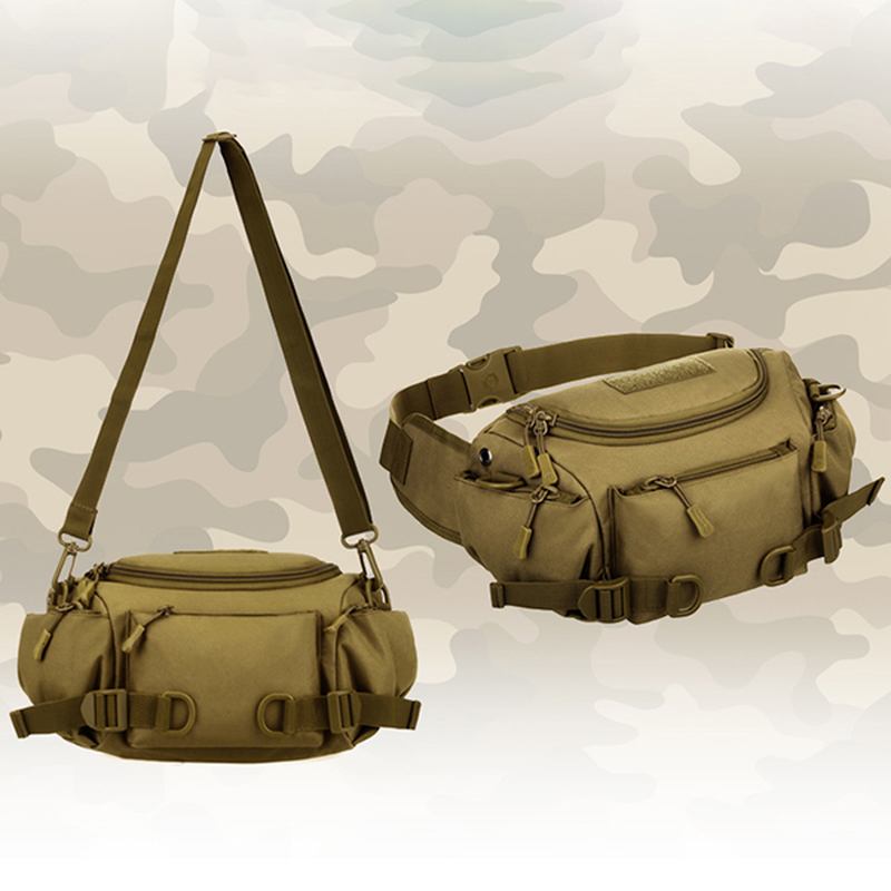 Nylon Outdoor Tactical Waist Veske Camping Fanny Pack Militære Messenger Bags For Menn