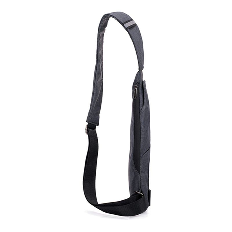 Oxford Anti-theft Vannbestandig Outdoor Travel Sling Veske Brystveske Crossbody Veske For Menn