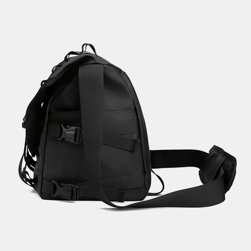 Unisex Nylon Justerbar Skulderrem Multi-lommer Crossbody Vesker Uformell Rygg Anti-tyveri Lomme Messenger Veske Skulderveske