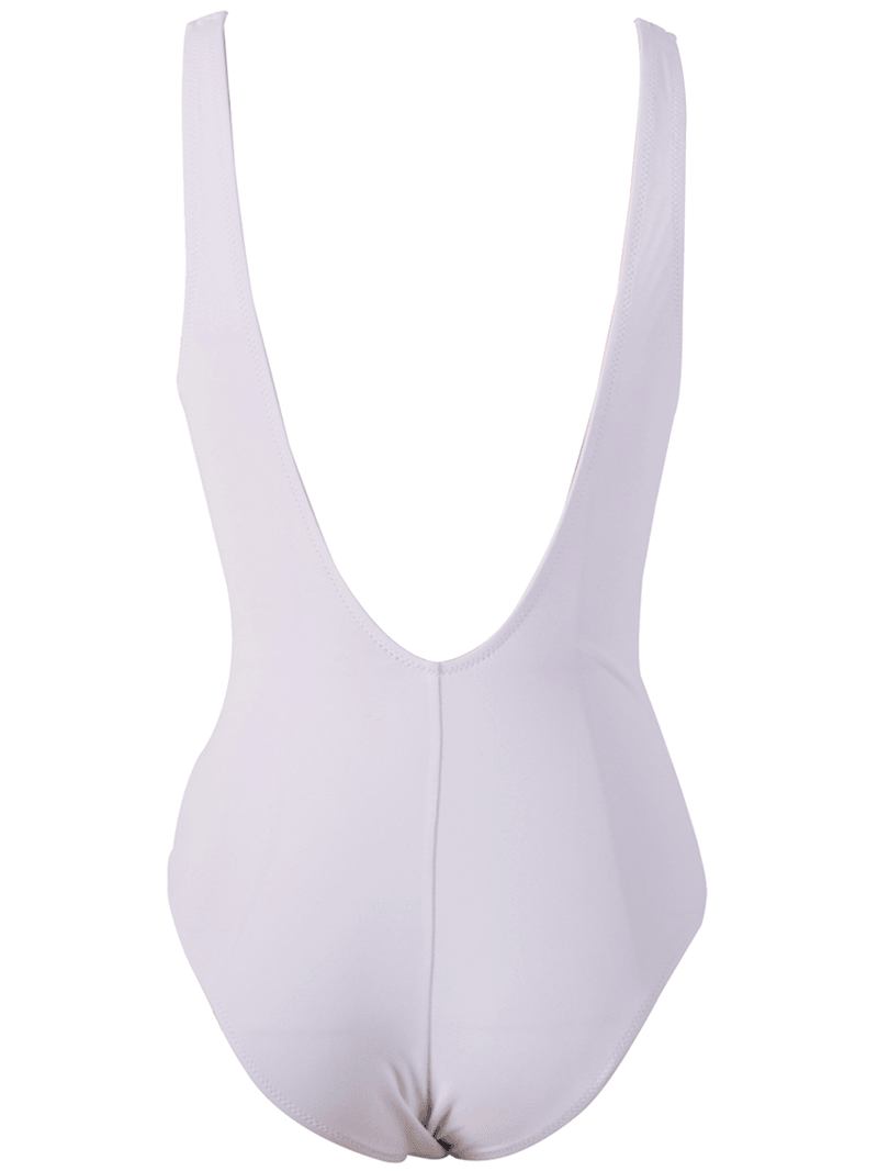 One-piece Halter Med Trykk Slim Damebadetøy