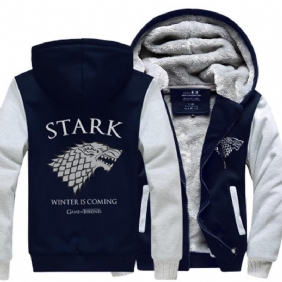 Fleece Tykk Genser Herre Merke Høykvalitets Jakker Kåpe Herre Genser Game Of Thrones House