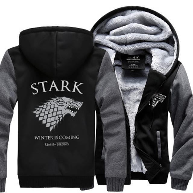 Fleece Tykk Genser Herre Merke Høykvalitets Jakker Kåpe Herre Genser Game Of Thrones House