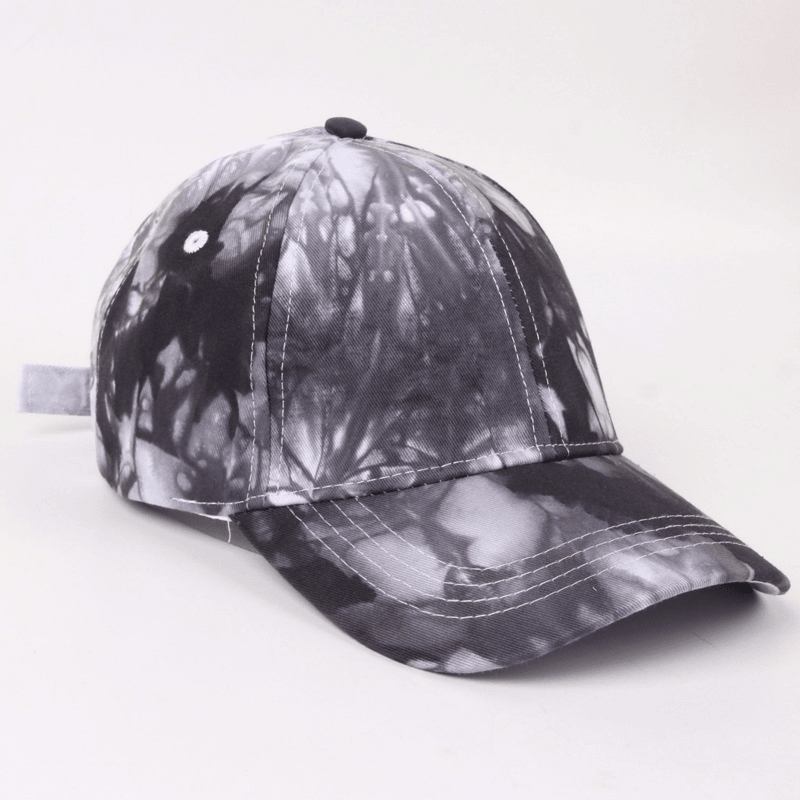 Amerikansk Baseballcaps For Menn Cross-border Tie-dye Mote Utendørs Lue Dame Big Cap