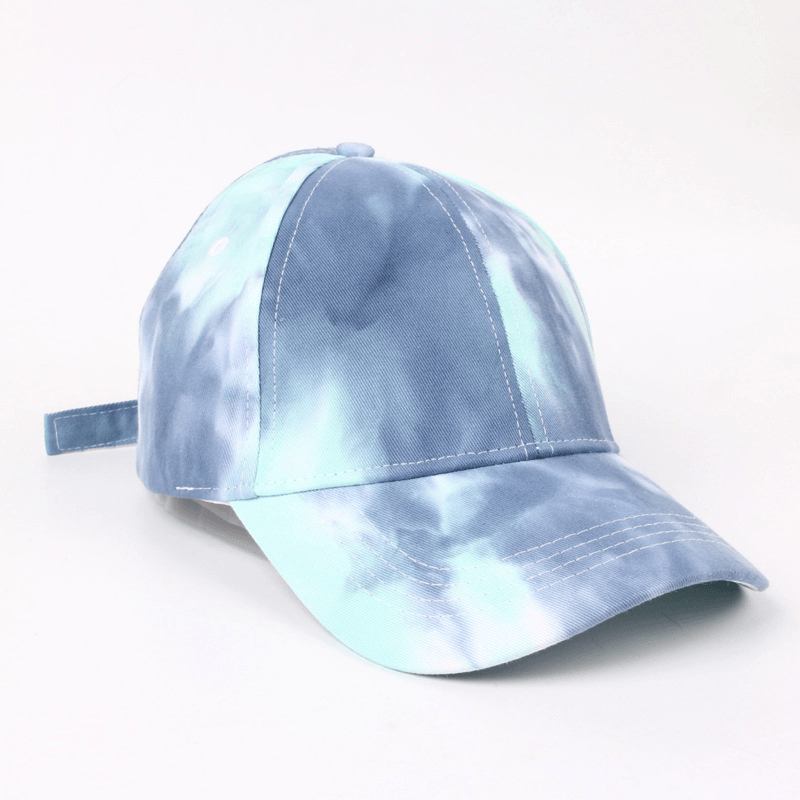 Amerikansk Baseballcaps For Menn Cross-border Tie-dye Mote Utendørs Lue Dame Big Cap