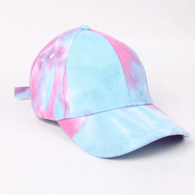 Amerikansk Baseballcaps For Menn Cross-border Tie-dye Mote Utendørs Lue Dame Big Cap