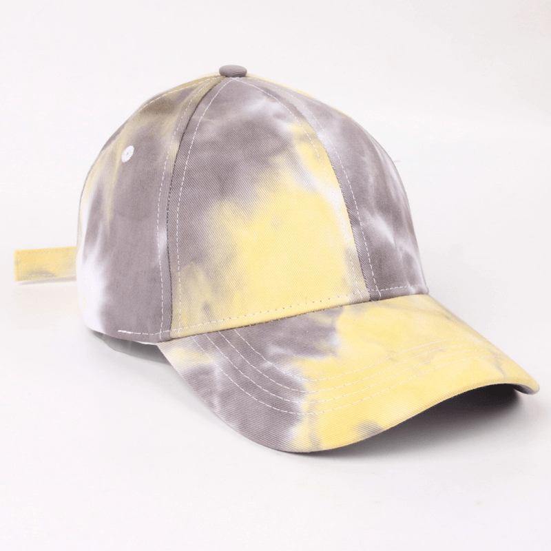 Amerikansk Baseballcaps For Menn Cross-border Tie-dye Mote Utendørs Lue Dame Big Cap