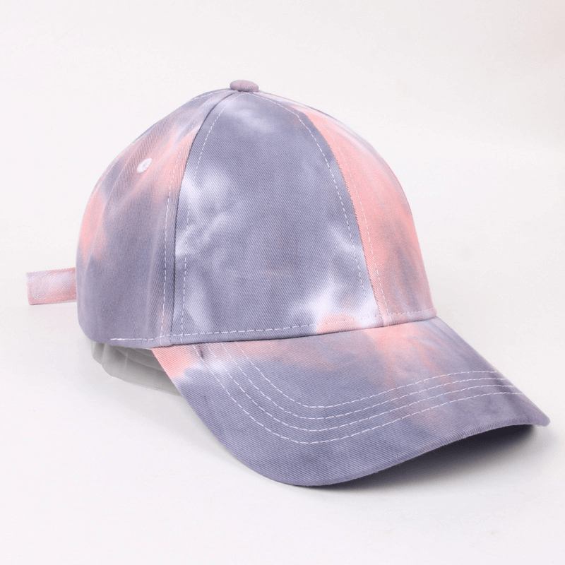 Amerikansk Baseballcaps For Menn Cross-border Tie-dye Mote Utendørs Lue Dame Big Cap