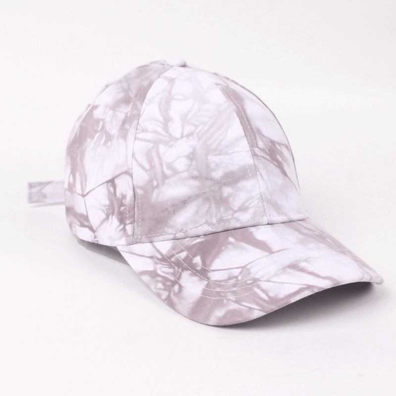 Amerikansk Baseballcaps For Menn Cross-border Tie-dye Mote Utendørs Lue Dame Big Cap