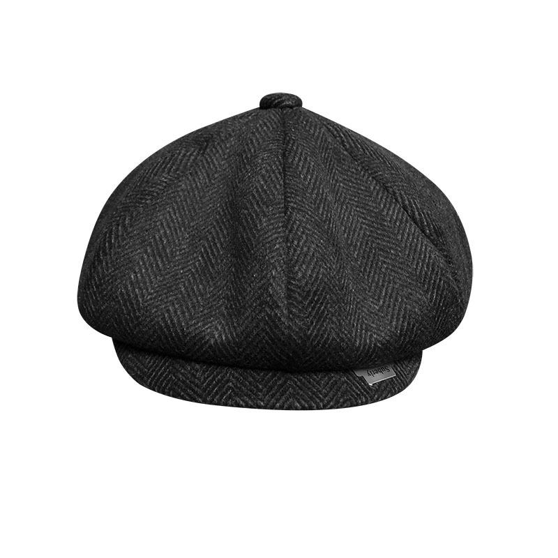 Åttekantet Cap Original Beret Mannlig Maler Mote Newsboy