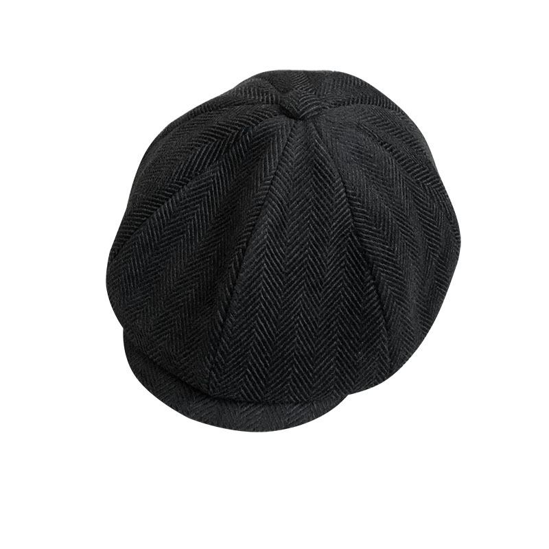 Åttekantet Cap Original Beret Mannlig Maler Mote Newsboy