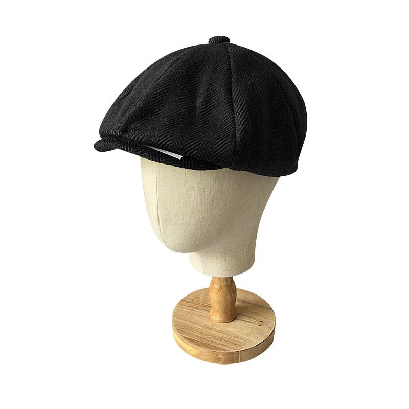 Åttekantet Cap Original Beret Mannlig Maler Mote Newsboy