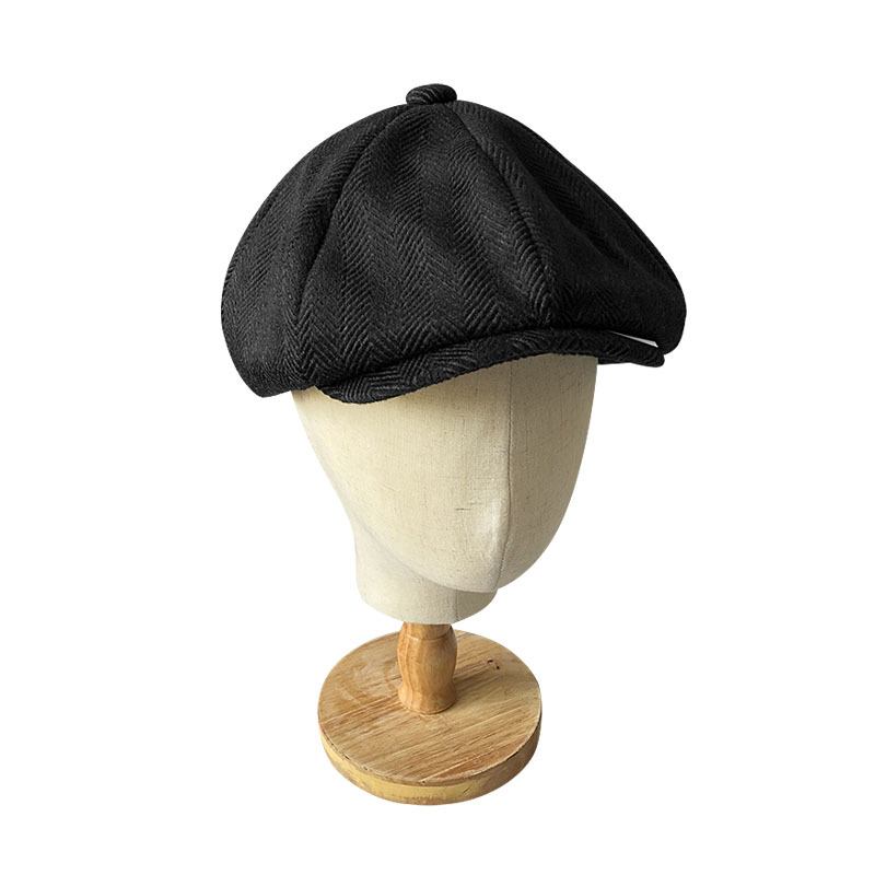 Åttekantet Cap Original Beret Mannlig Maler Mote Newsboy