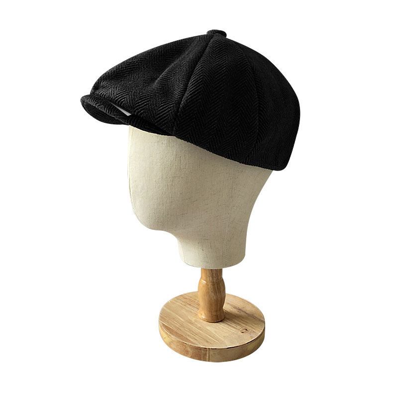 Åttekantet Cap Original Beret Mannlig Maler Mote Newsboy