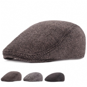 Beret Simple Caps For Menn Og Kvinner Høst- Og Vinterhatter