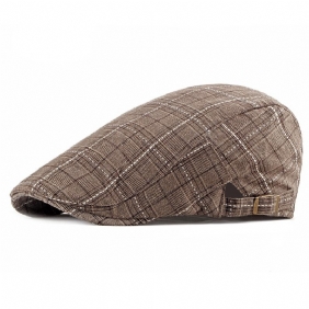 Britisk Retro Duck Tongue Hat Herrepledd