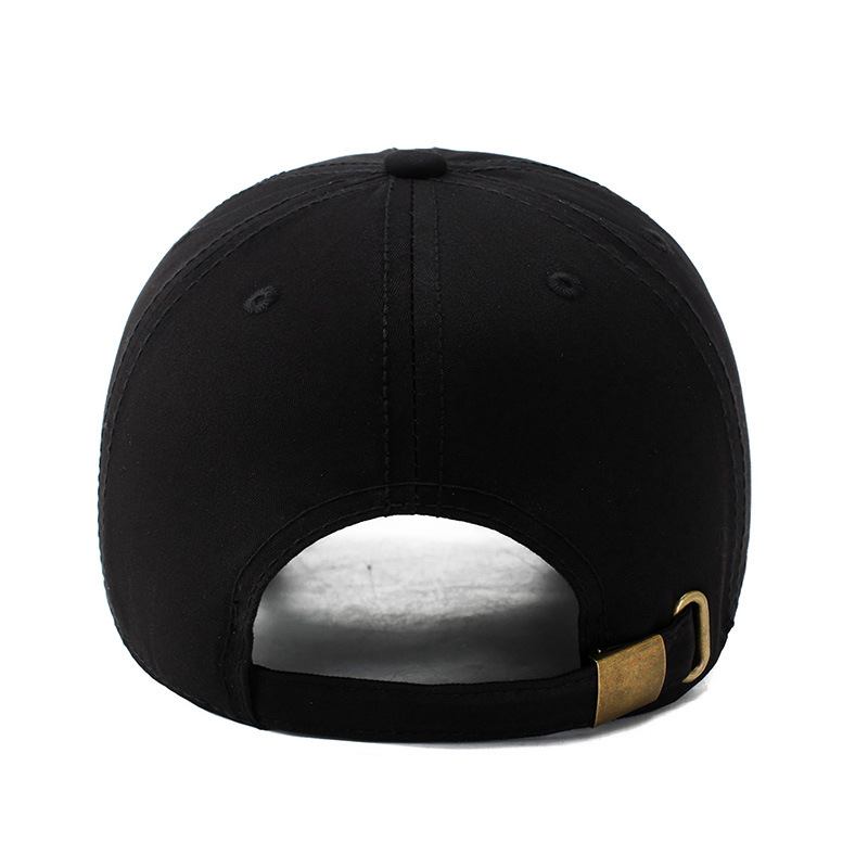 Brodert Tre-bars Baseballcap Med Buet Kanthette